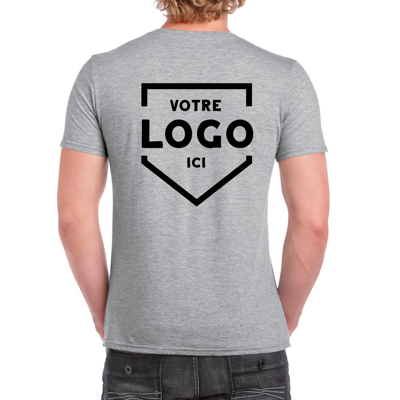 T-Shirt V-Neck pour Hommes/Unisexes