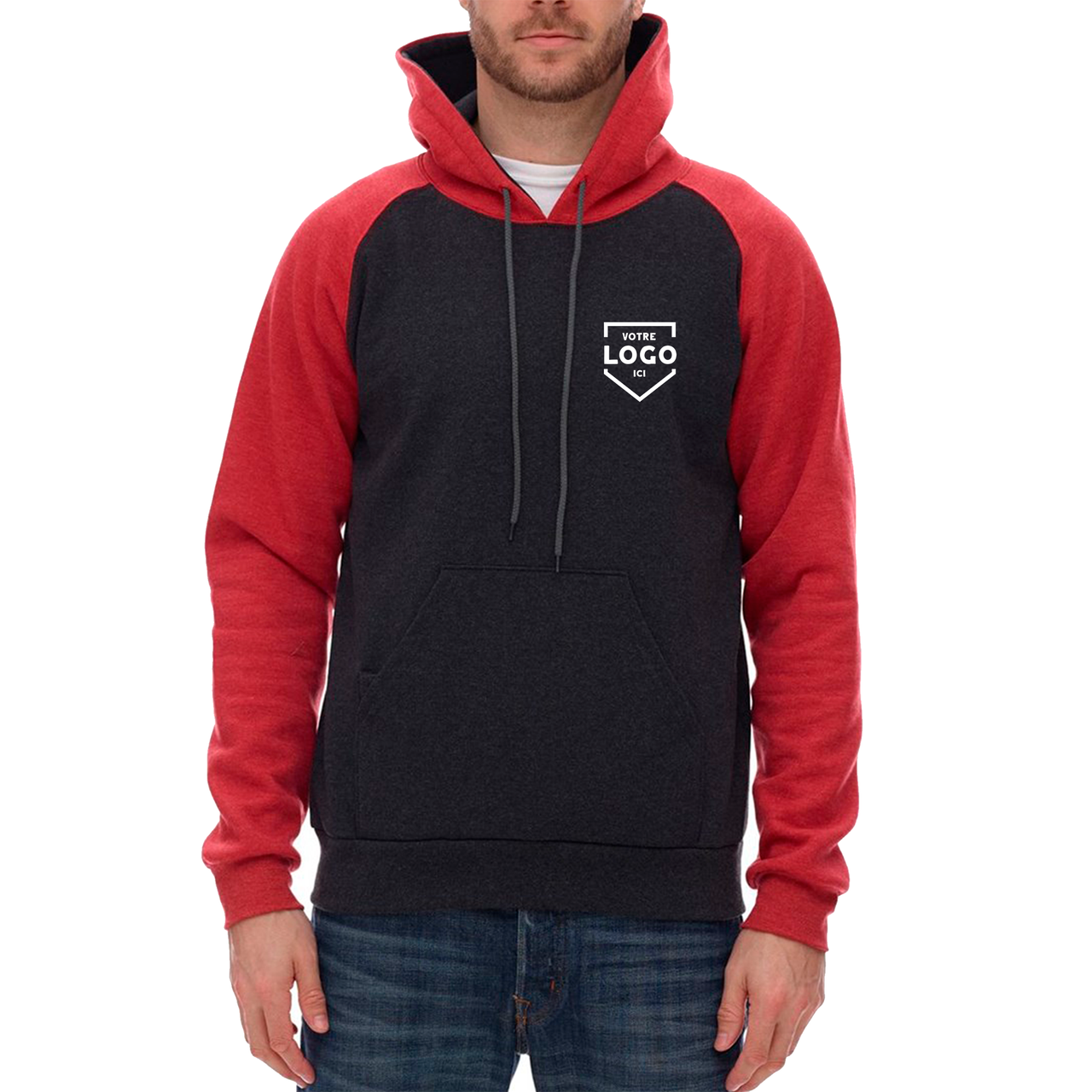 Hoodie Raglan pour Hommes/Unisexes