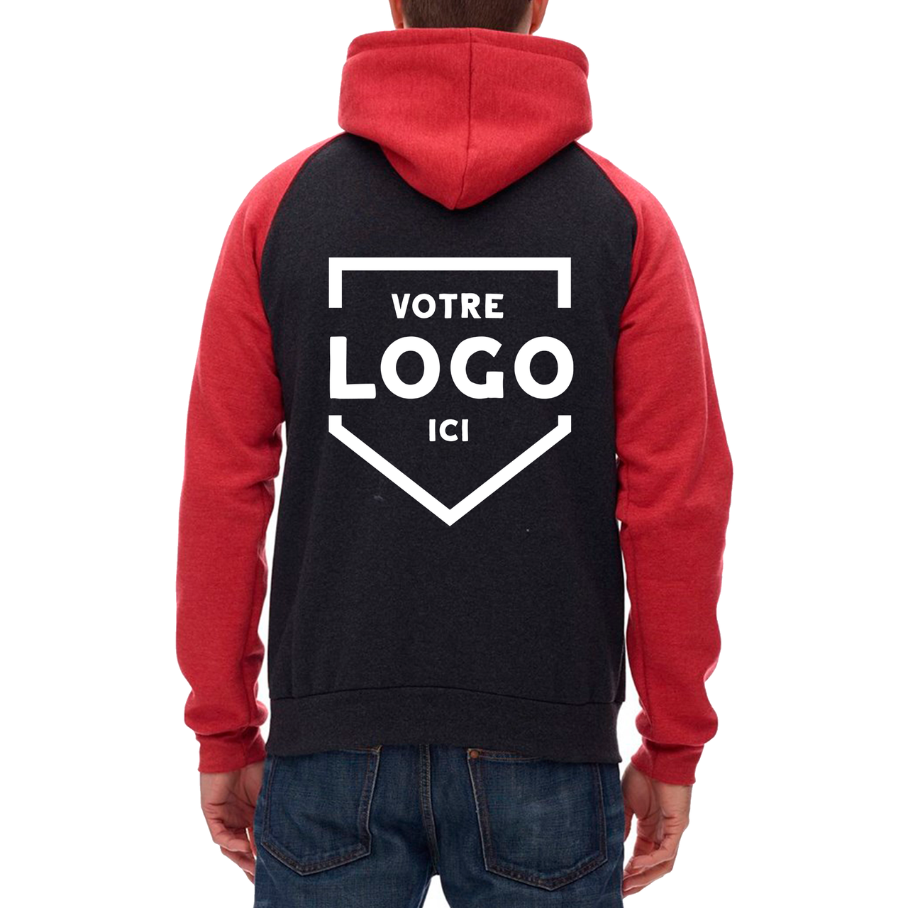 Hoodie Raglan pour Hommes/Unisexes